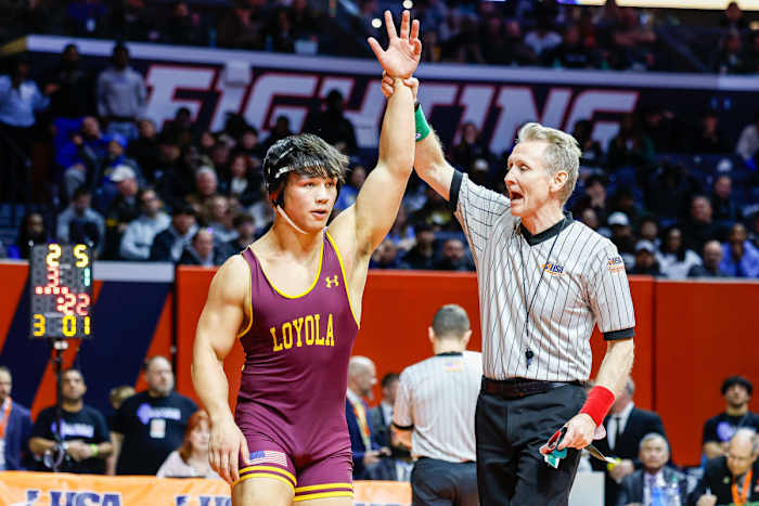 Illinois wrestling championships February 17 2024 Nate Latsch 25936